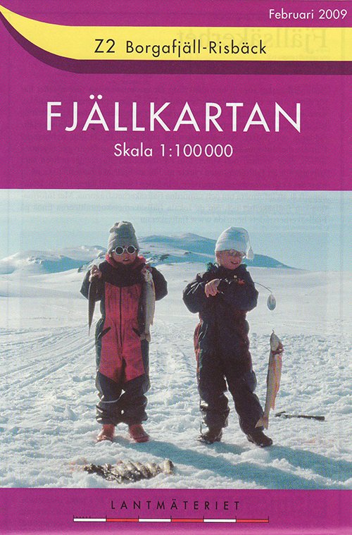 Cover for Lantmäteriet · Fjällkartan Z: Borgafjäll - Risbäck (Hardcover bog) (2009)