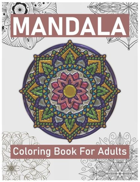 Cover for Layla Abu Othman · Mandala Coloring Book for Adults (Paperback Bog) (2020)