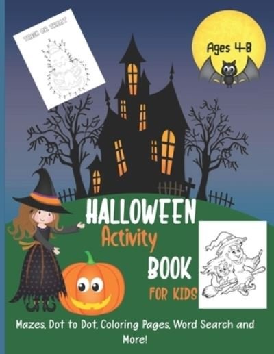 Cover for Nekiri Rose Press · Halloween Kids Activity Book (Paperback Book) (2020)