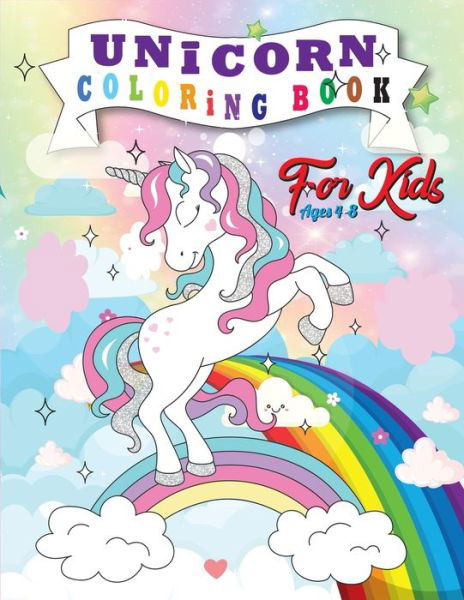 Cover for Len · Unicorn Coloring Book for Kids Ages 4-8 (Paperback Book) (2020)