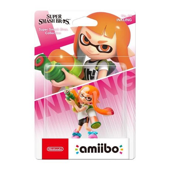 Nintendo AMIIBO Super Smash Bros. Inkling Girl Multi - Multi - Merchandise - Nintendo - 0045496380694 - December 7, 2018