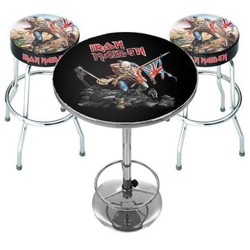 Trooper Bar Set (Table & 2 X Bar Stools) - Iron Maiden - Merchandise - ROCK SAX - 0712198719694 - 1. juni 2021