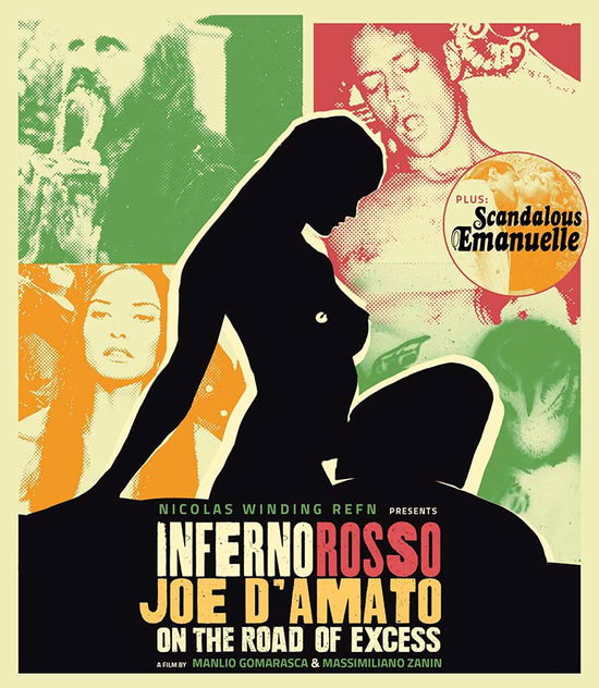 Cover for Blu-ray · Inferno Rosso: Joe D'amato on the Road of Excess (Blu-ray) (2023)