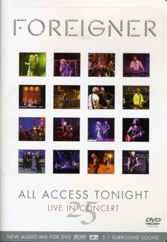 25:all Access Tonight-live - Foreigner - Film - MUSIC VIDEO - 0801213006694 - 18. mai 2004