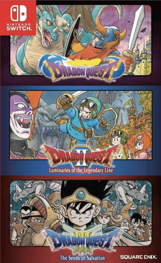 Cover for Switch · Dragon Quest 1 2 3 Import Switch (PC)