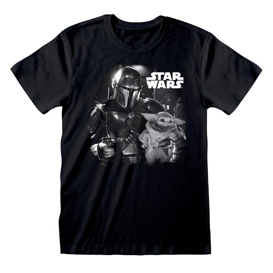 Bw Photo (T-Shirt Unisex Tg. L) - Star Wars: The Mandalorian - Musik -  - 5055910370694 - 
