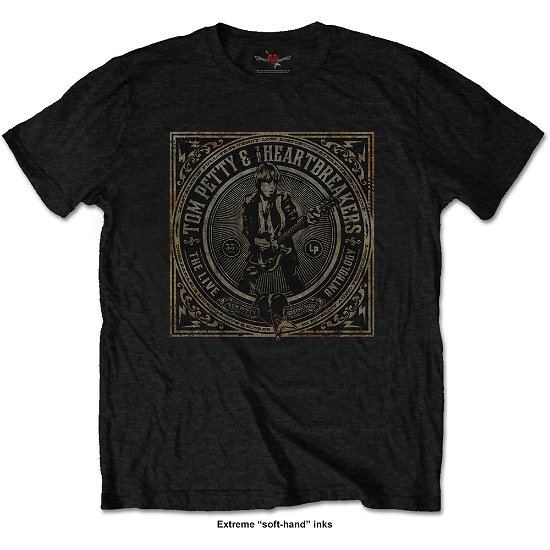 Cover for Tom Petty &amp; The Heartbreakers · Tom Petty &amp; The Heartbreakers Unisex T-Shirt: Live Anthology (Soft Hand Inks) (T-shirt) [size S] [Black - Unisex edition]