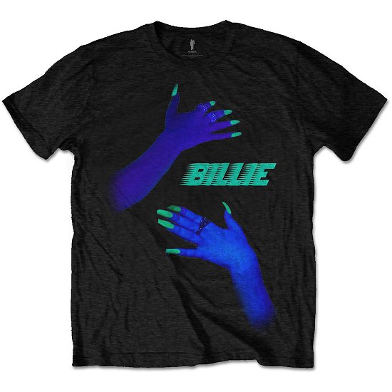 Cover for Billie Eilish · Billie Eilish Unisex T-Shirt: Hug (T-shirt) [size S] [Black - Unisex edition]