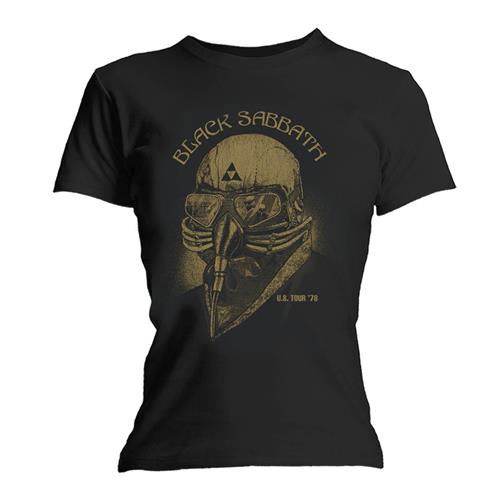 Cover for Black Sabbath · Black Sabbath Ladies T-Shirt: US Tour 1978 (Skinny Fit) (T-shirt) [size XS] [Black - Ladies edition]