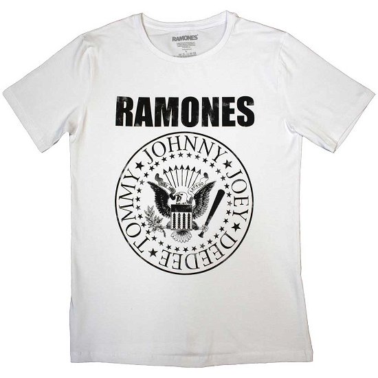 Ramones Ladies T-Shirt: Presidential Seal - Ramones - Mercancía -  - 5056737215694 - 