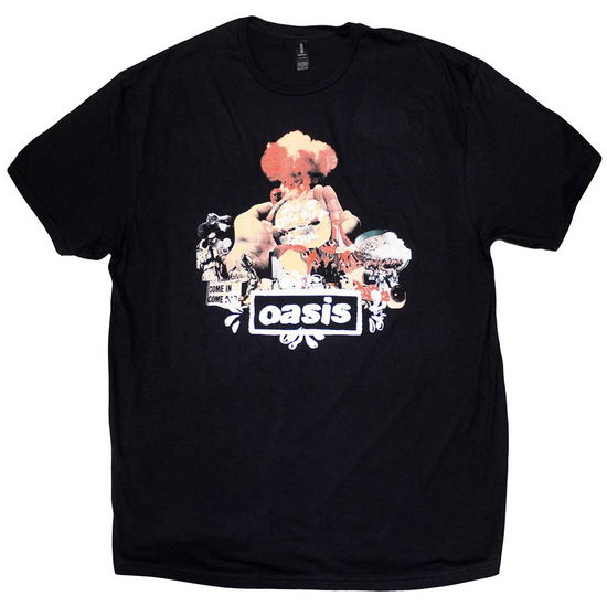 Oasis Unisex T-Shirt: Atomic Collage - Oasis - Merchandise -  - 5056737260694 - June 13, 2024