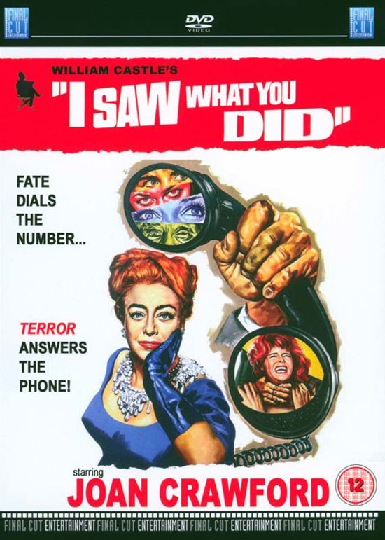 Cover for William Castle · I Saw What You Did (DVD) (2018)