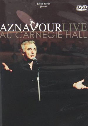 Cover for Charles Aznavour · Live Au Carnegie Hall (DVD) (2018)