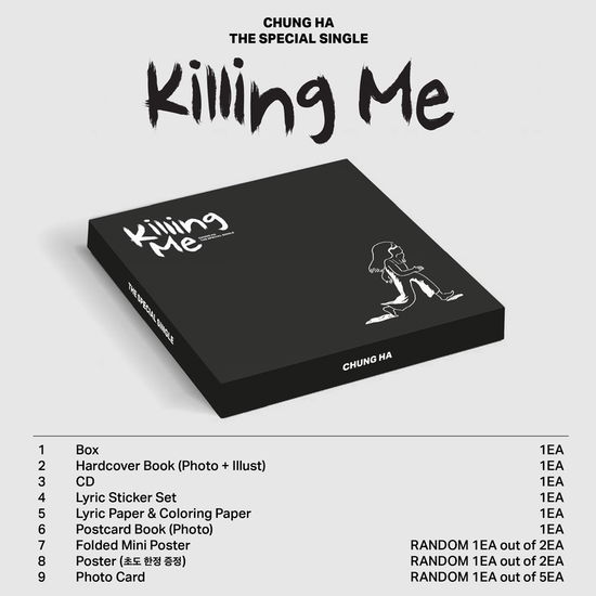 KILLING ME - CHUNGHA - Musique -  - 8809704423694 - 1 décembre 2021