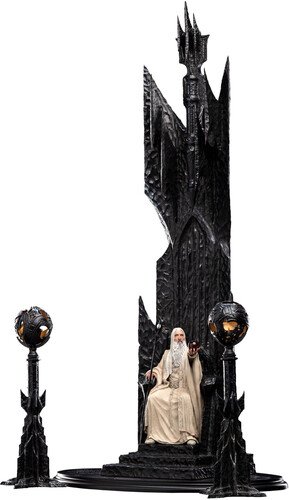 Lotr Saruman the White on Throne 1:6 Scale Statue - Limited Edition Polystone - Fanituote -  - 9420024732694 - tiistai 1. marraskuuta 2022