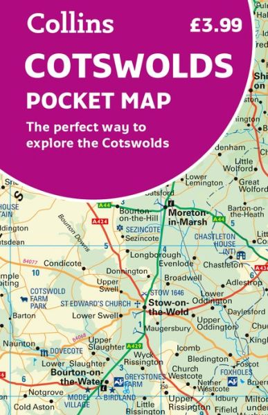 Cover for Collins Maps · Cotswolds Pocket Map: The Perfect Way to Explore the Cotswolds (Landkarten) (2022)