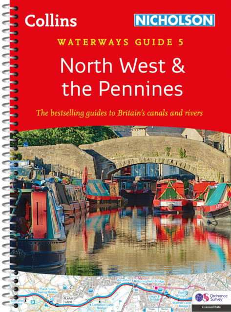 Cover for Nicholson Waterways Guides · North West and the Pennines (5): For Everyone with an Interest in Britain’s Canals and Rivers - Collins Nicholson Waterways Guides (Spiral Book) [New edition] (2023)