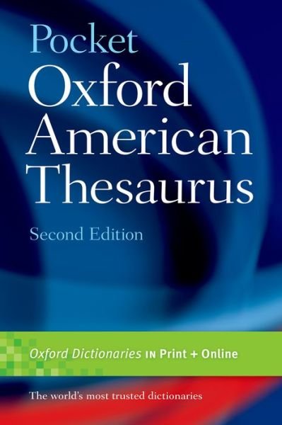 Cover for Oxford University Press · Pocket Oxford American Thesaurus (Pocketbok) [2 Revised edition] (2008)