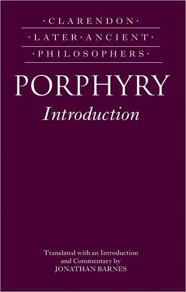 Cover for Barnes · Porphyry's Introduction - Clarendon Later Ancient Philosophers (Paperback Book) (2006)