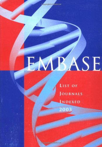Cover for Embase · Embase List of Journals Indexed 2003 (Paperback Book) [1st edition] (2003)