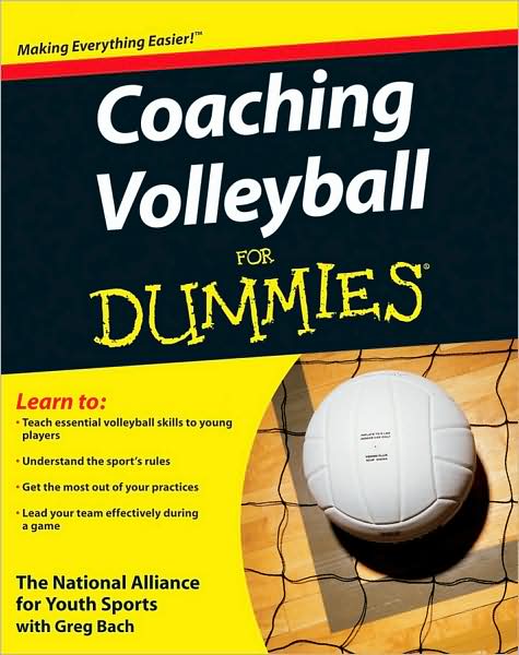 Cover for The National Alliance For Youth Sports · Coaching Volleyball For Dummies (Paperback Book) (2009)