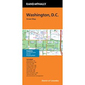 Cover for Rand McNally · Washington DC Street Map: Wmfm (Kort) (2024)