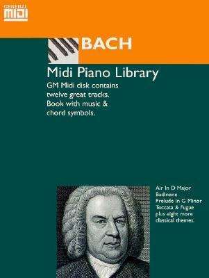 Cover for Music Sales Corporation · Bach: with Disk (Midi Piano Library) (Paperback Book) (1997)