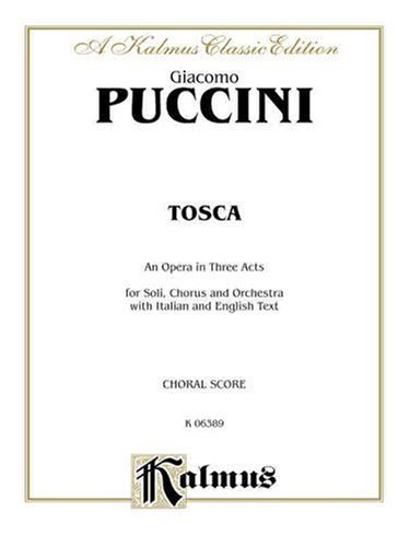 Cover for Giacomo Puccini · Tosca: Choral Score (Pocketbok) [Kalmus edition] (1985)