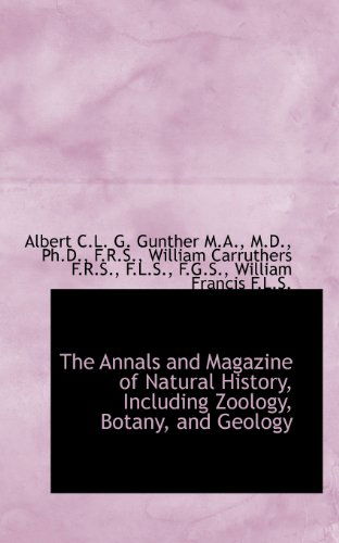 Cover for William Francis · The Annals and Magazine of Natural History, Including Zoology, Botany, and Geology (Paperback Book) (2009)