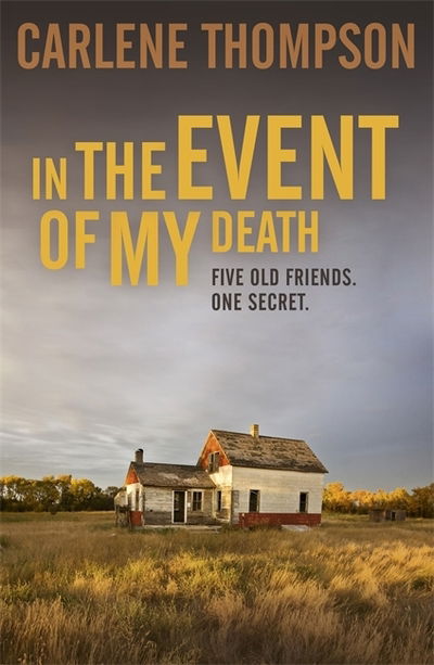 Cover for Carlene Thompson · In the Event of My Death (Paperback Book) (2013)