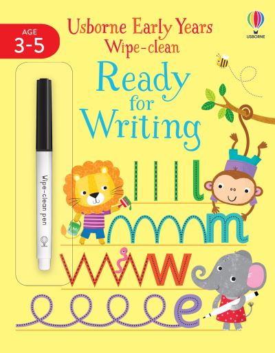 Cover for Jessica Greenwell · Early Years Wipe-Clean Ready for Writing - Usborne Early Years Wipe-clean (Paperback Bog) (2021)