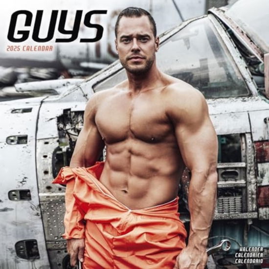 Kalender 2025 · Guys Calendar 2025 Square Sexy Guys Glamour Wall Calendar - 16 Month (Calendar) (2024)