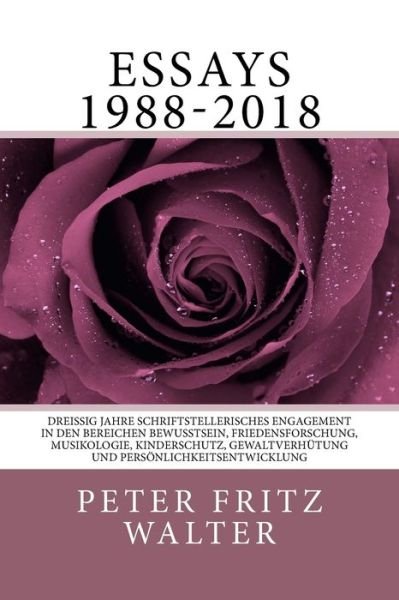 Cover for Peter Fritz Walter · Essays 1988-2018 (Paperback Book) (2018)