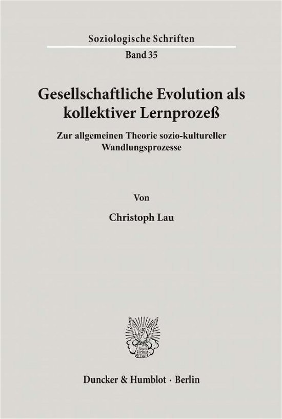 Cover for Lau · Gesellschaftliche Evolution als kol (Book) (1981)
