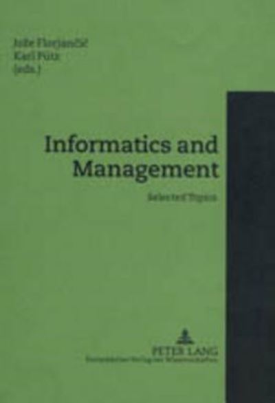 Cover for Informatics and Management: Selected Topics (Leather Book) (2004)