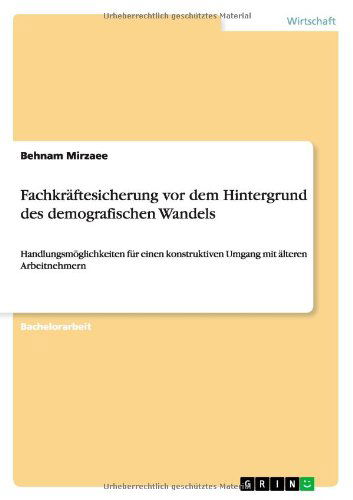 Cover for Mirzaee · Fachkräftesicherung vor dem Hin (Book) [German edition] (2011)
