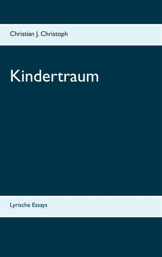 Cover for Christoph · Kindertraum (Book)