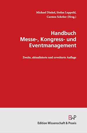 Cover for Michael Dinkel · Handbuch Messe-, Kongress- Und Eventmanagement (Innbunden bok) (2021)