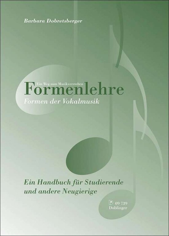 Cover for Dobretsberger · Formenlehre. Formen der V (Buch)