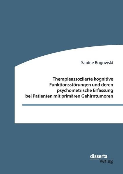 Cover for Rogowski · Therapieassoziierte kognitive (Bog) (2017)