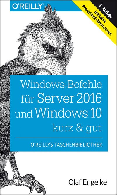 Cover for Engelke · Windows-Befehle für Server 2016 (Buch)