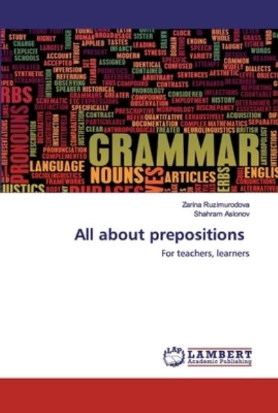 Cover for Ruzimurodova · All about prepositions (Bog) (2020)