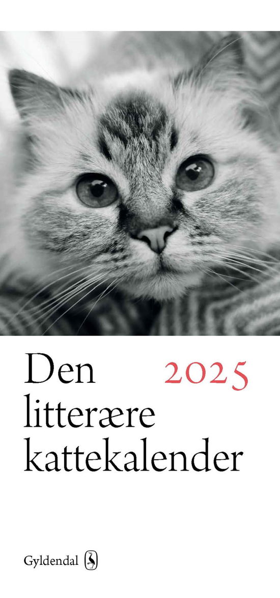 Cover for Gyldendal · Den litterære kattekalender 2025 (Spiral Book) [1er édition] (2024)