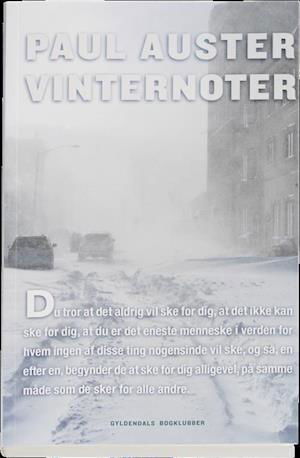 Cover for Paul Auster · Vinternoter (Sewn Spine Book) [1er édition] (2012)