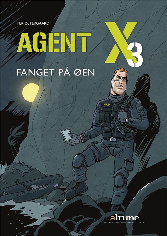 Cover for Per Østergaard · Læseklub: Agent X3 Fanget på øen (Innbunden bok) [1. utgave] (2019)