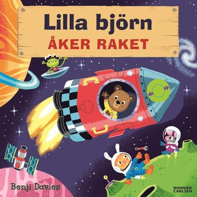 Cover for Benji Davies · Lilla björn åker raket (Tavlebog) (2017)
