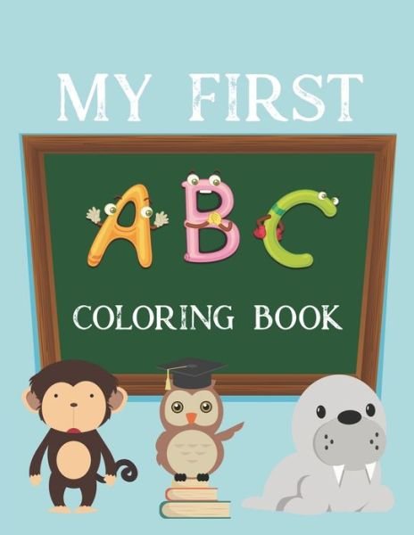 Cover for Kinder Kid Publishing · My First ABC Coloring Book (Pocketbok) (2020)