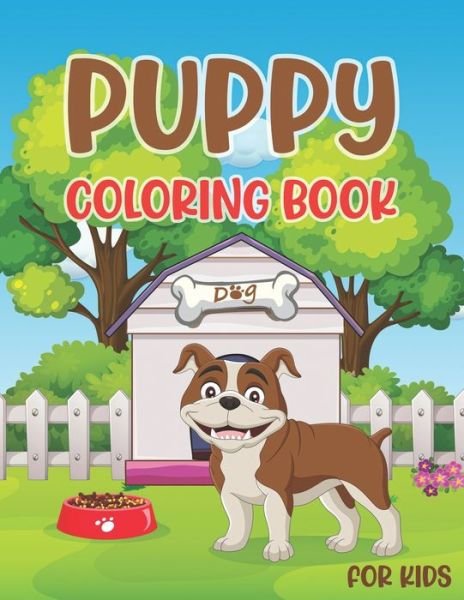 Cover for Faruk Coloring Publication · Puppy Coloring Book For Kids (Paperback Book) (2021)