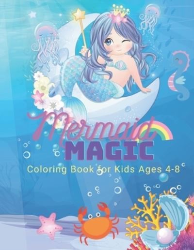 Cover for Rainbow Design · Mermaid Coloring Book (Paperback Book) (2021)