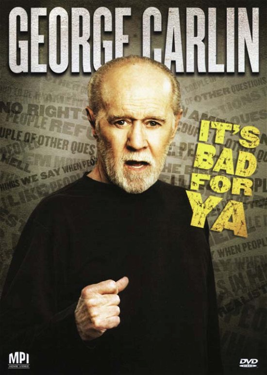 Cover for George Carlin · It's Bad for Ya (DVD) (2008)